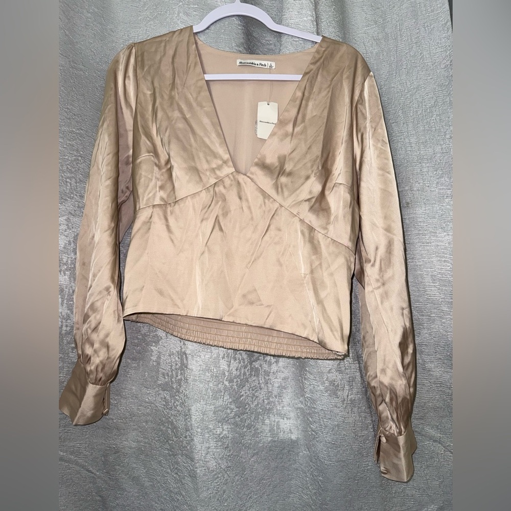 Elegant Tan Women's Top